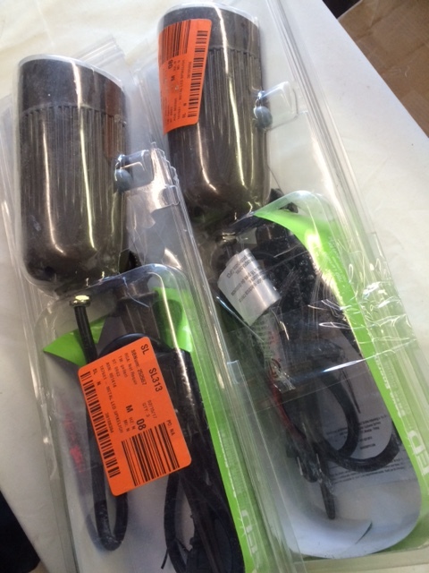 lot 76 image: Commercial Electric LED Spike Lights, 2 units