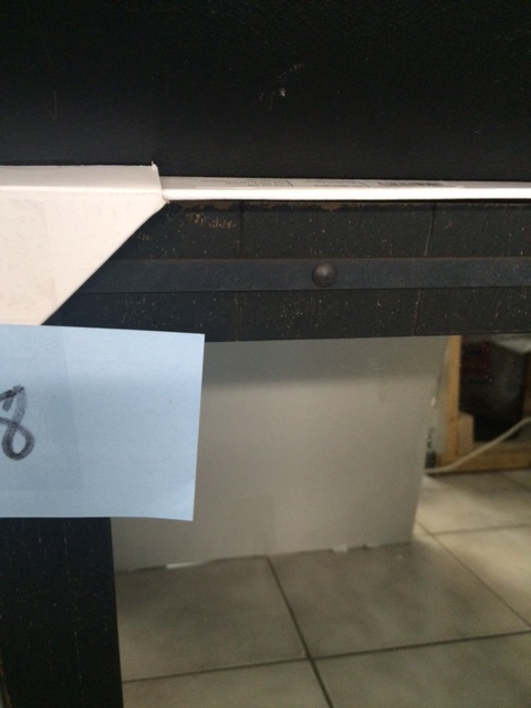lot 48 image: Wood Metal Mirror