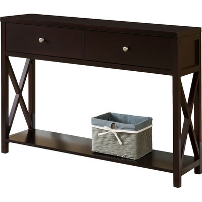 lot 35 image: Morrisville Console Table  Dark Cherry