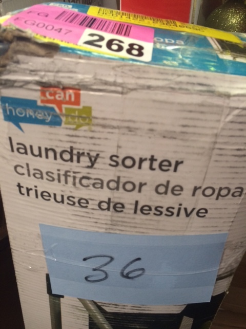 lot 36 image: Deluxe Quad Laundry Sorter