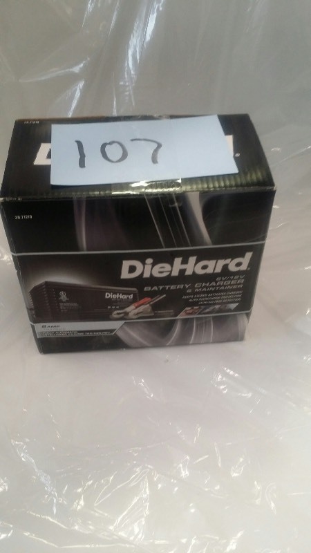 lot 107 image: DieHard Battery Charger & Maintainer 6V12V