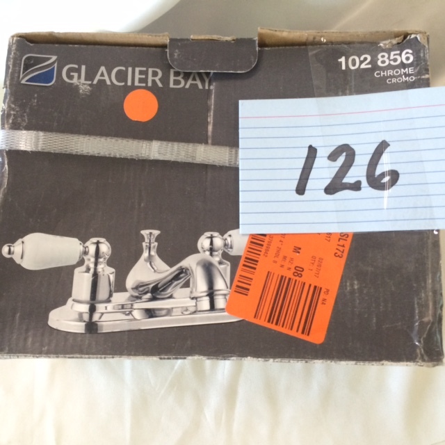 lot 126 image: Glacier Bay Bath Faucet