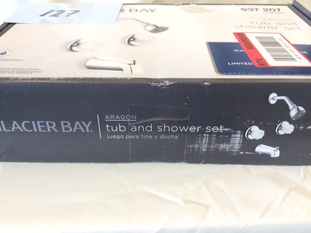 lot 127 image: Glacier Bay Tub and Shower Set