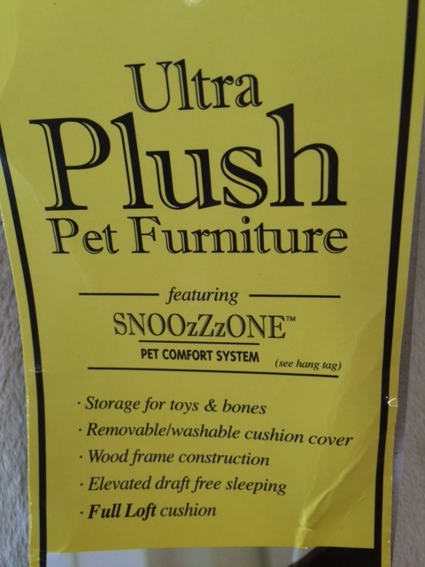 lot 135 image: Ultra Plush Astro Doggie Sofa