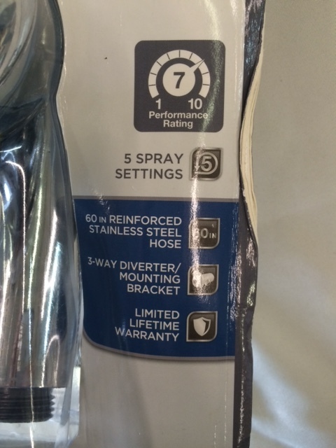 lot 137 image: Glacier Bay Handheld Shower Head