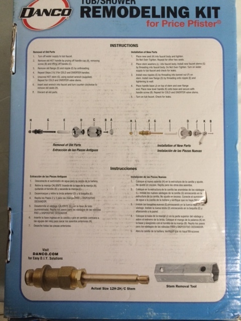 lot 156 image: Danco, Tub- Shower Complete Kit