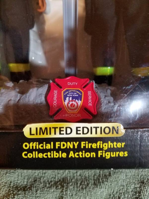 lot 56 image: Lmtd. Edition FDNY Collectible Action Figures