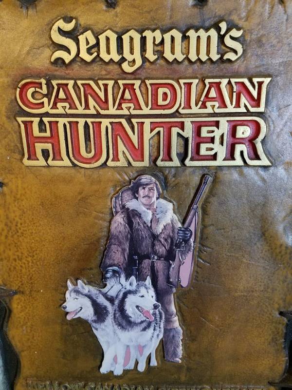 lot 61 image: Seagrams Wall Hanging