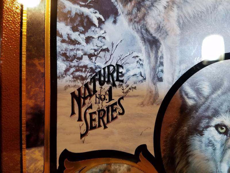 lot 11 image: Coors Nature Series #1 Timber Wolf Lmtd. Edition