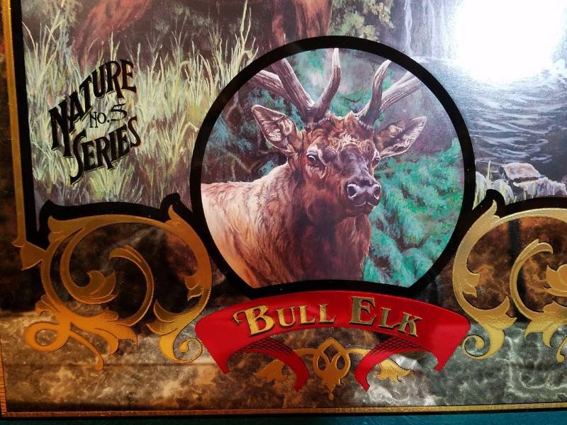 lot 15 image: Coors Nature Series #5  Bull Elk Lmtd. Edition
