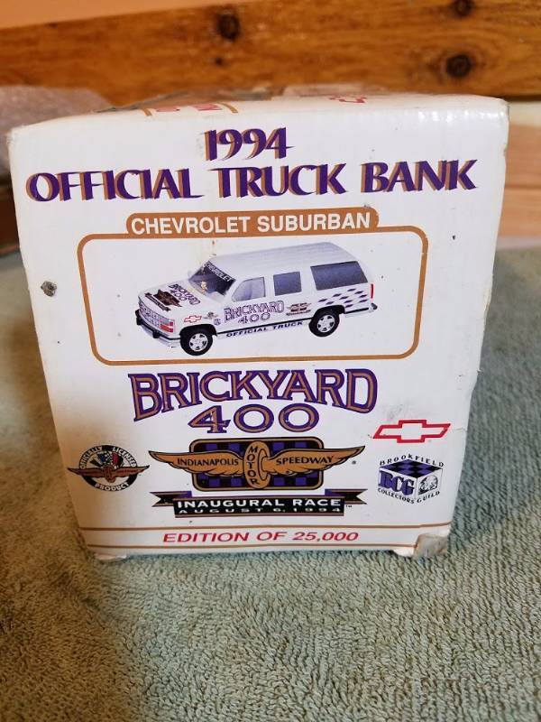 lot 96 image: Brickyard 400 Truck Bank (Collectors Edition of 25,000)