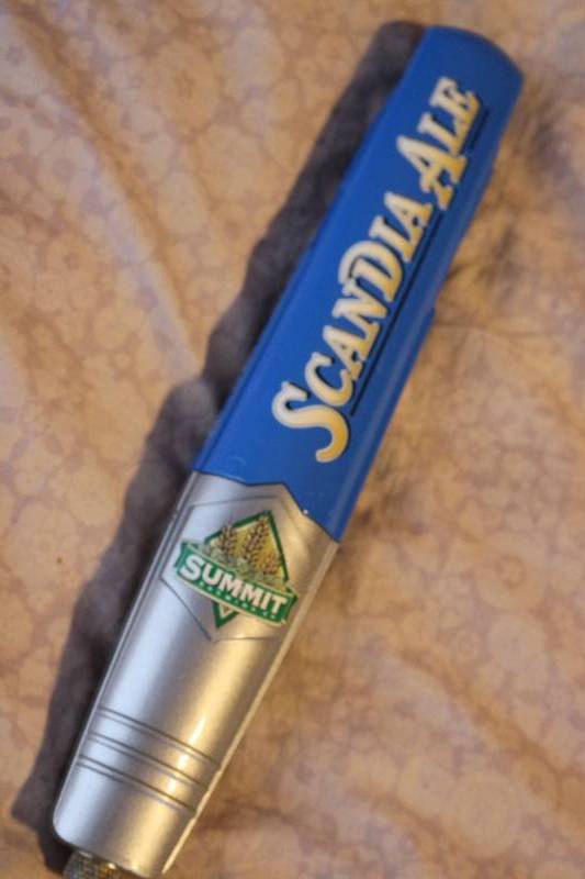 Scandia summit brewing co. beer tap...