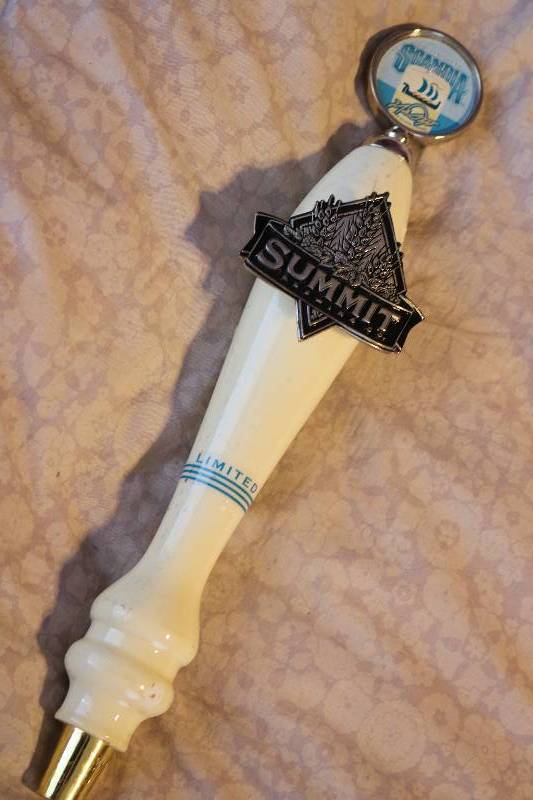 Scandia summit brewing co. beer tap...