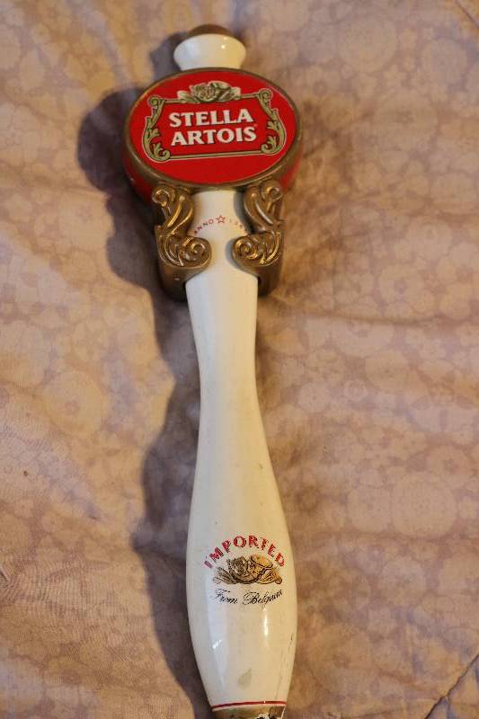 Stella Artois beer tap...