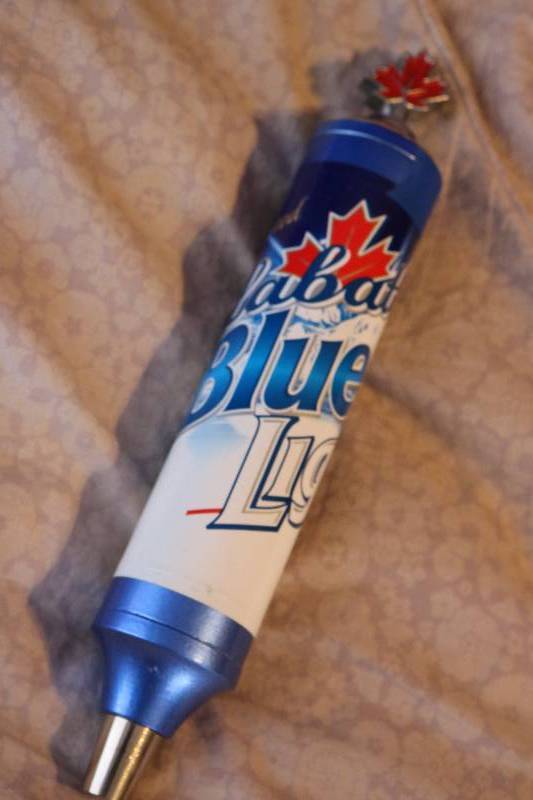 Labatt blue light beer tap...