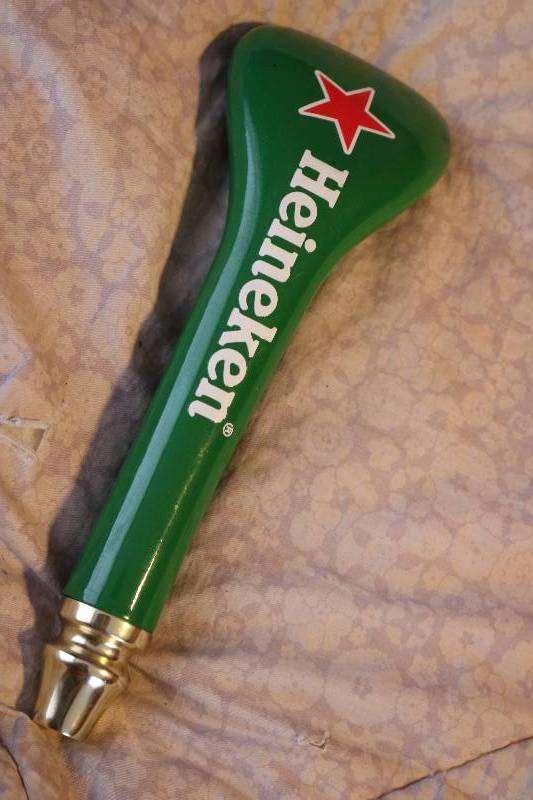 Heineken beer tap...