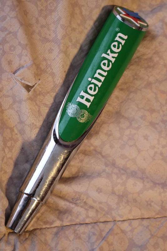 Heineken beer tap...