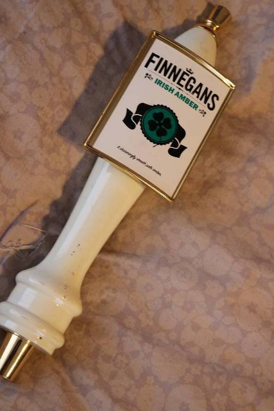 Finnegans irish amber beer tap...