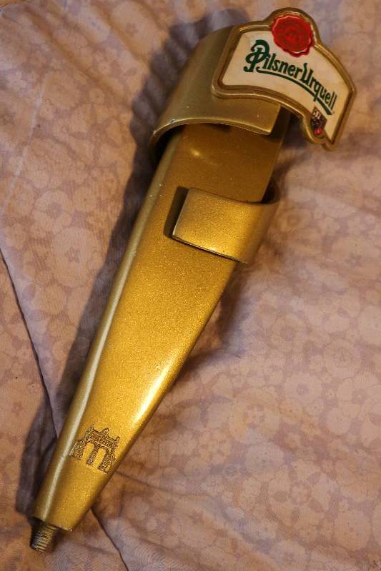 Pilsner Urquell beer tap...