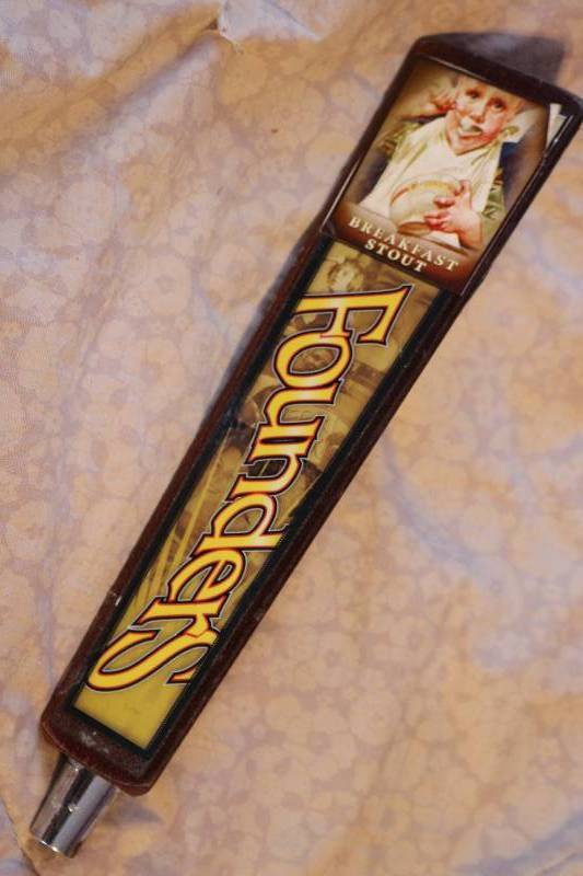 Founders breakfast stout beer tap...