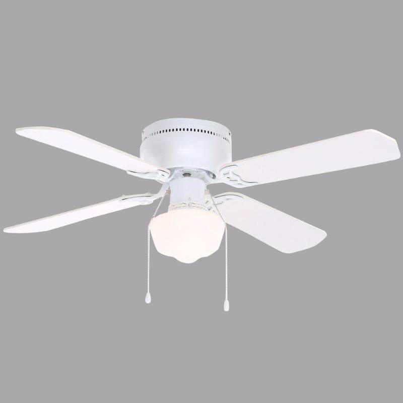 Hampton Bay 42 In White Ceiling Fan Kx Real Deals Tools