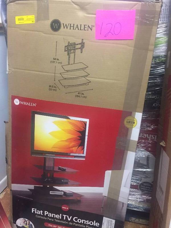 lot 120 image: Whalen Flat Panel TV Console fits 26-50