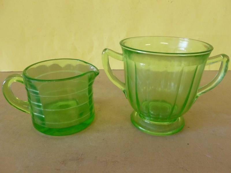 lot 62 image: Depression Glass