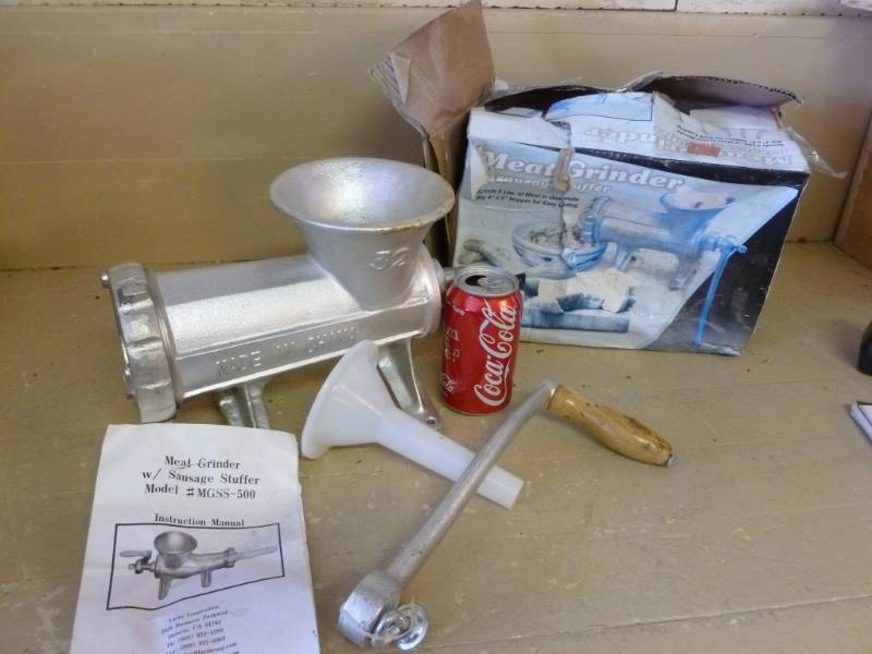 lot 92 image: Large Meat Grinder