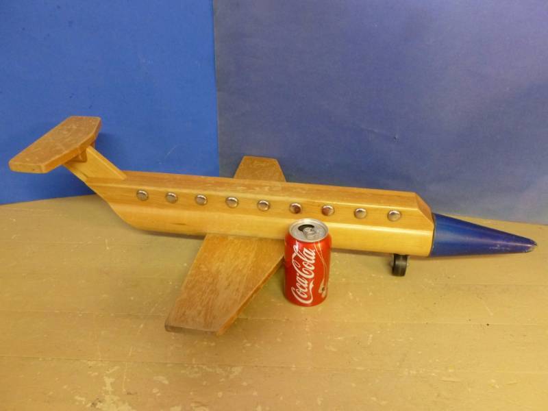 lot 144 image: Wooden Airplane Toy
