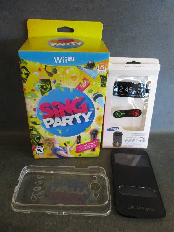 Wii U Party Mic and Samsung Mega Phone Cases