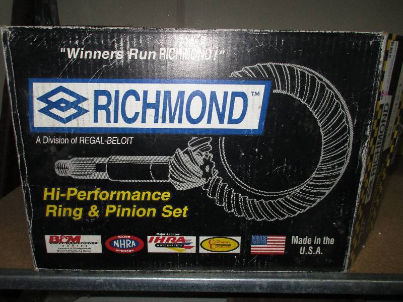lot 29 image: Richmond gear high performance ring and pinion part number 26033477