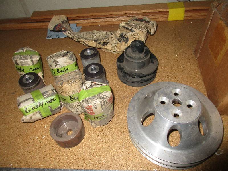 lot 38 image: g body bushings and 2 pulleys