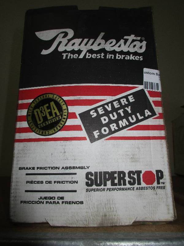 lot 53 image: Raybestos disc break pads part # SSRD52