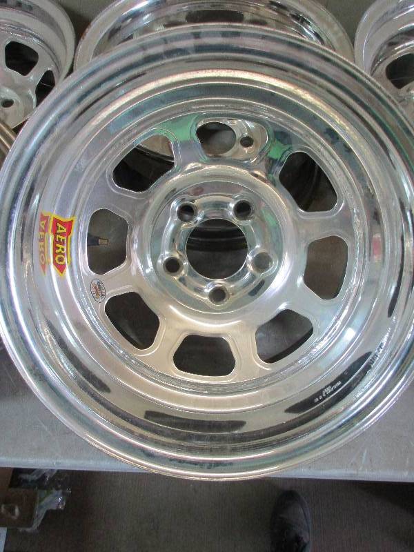 lot 86 image: 2 - 5 bolt 15rims - CHROME  2 offset