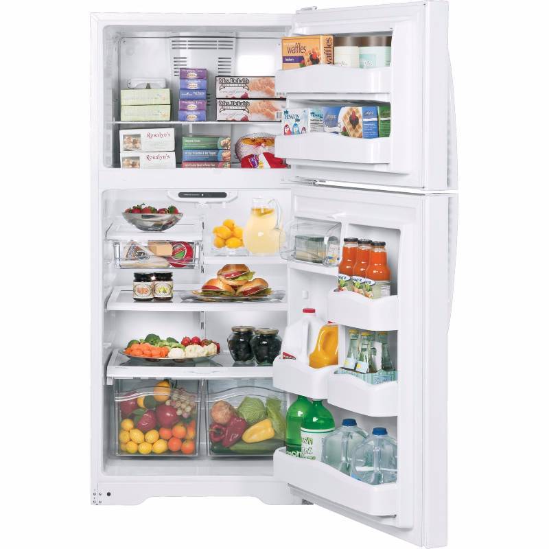 Brand New- GE (Model GTH20JBBWW) 20.0 cu. ft. Top Freezer Refrigerator - White