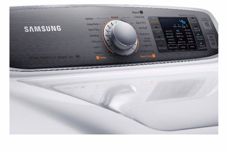 Brand New- Samsung Model (DV50F9A8EVW) 7.4 cu. ft. Electric Dryer - Neat White.