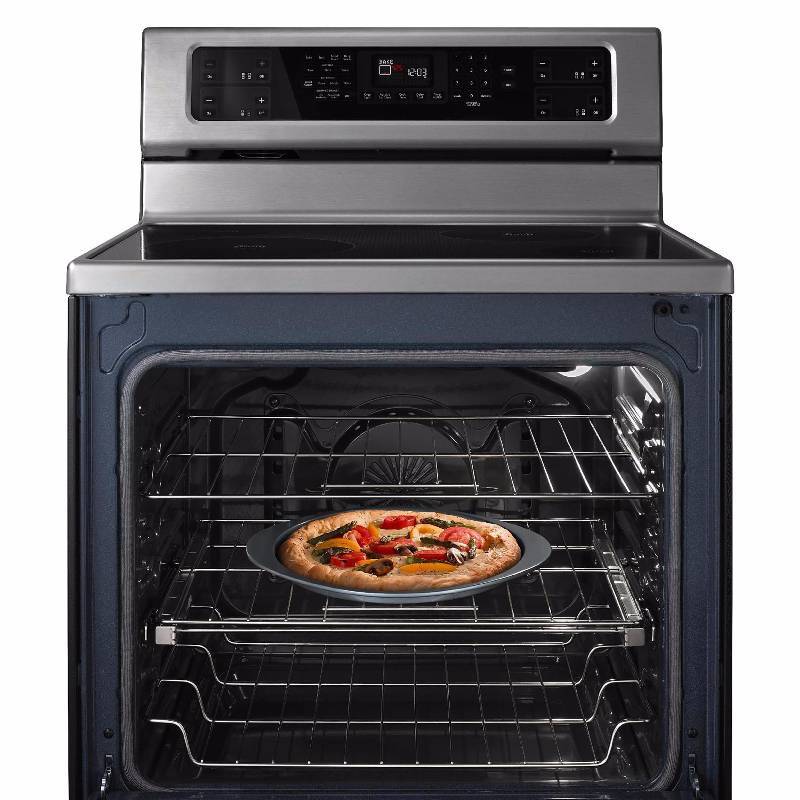 Brand New- KitchenAid Model (KERS306BSS) 6.2 cu. ft. Electric Range w Even-Heat Technology, Warming Drawer - Stainless Steel
