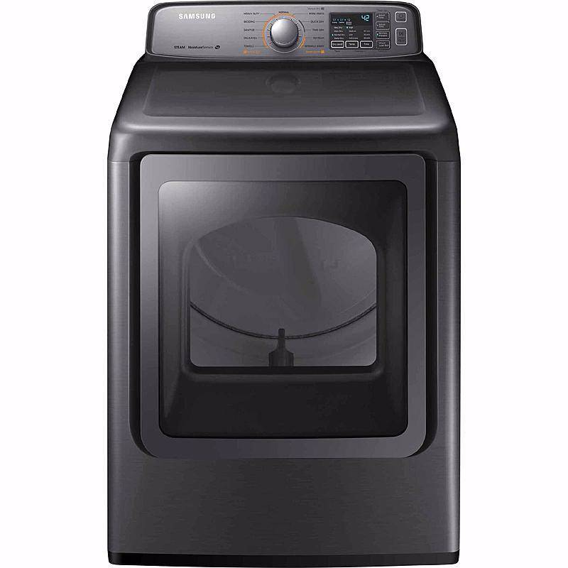 Brand New- Samsung Model (DV48H7400GP) 7.4 cu. ft. Top Load Gas Dryer - Platinum
