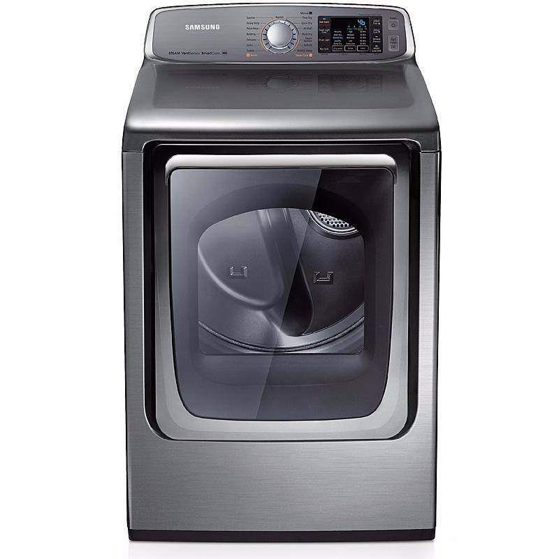 Brand New - Samsung DV50F9A8GVP Front-Loading Gas Dryer - Stainless platinum Color