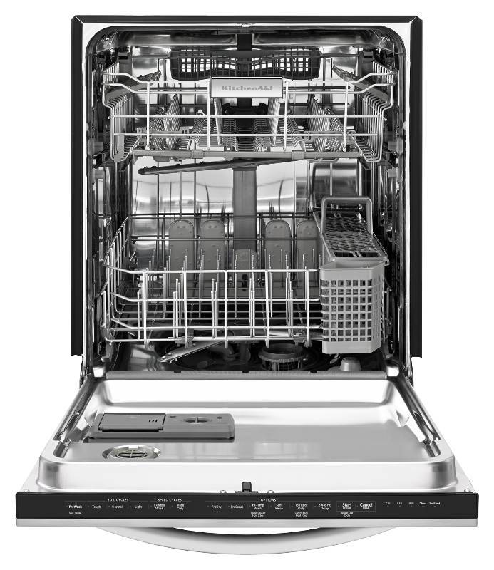 Brand New - KitchenAid 44 dBA Dishwasher with Dynamic Wash Arms KDTM404ESS - Stainless Steel