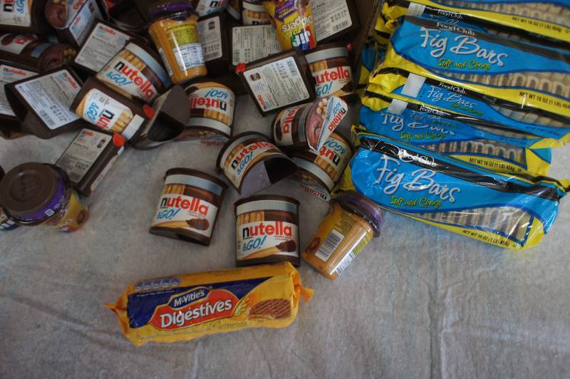 lot 134 image: Large Lot of Assorted Cookies and Snacks - All Items Expired In 2016 -