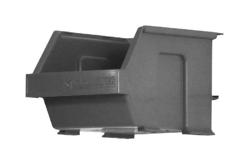 lot 177 image: Lot of 6 New Gladiator GarageWorks GAWESB6PSM Item Bins, 4.5 x 4 -Inches