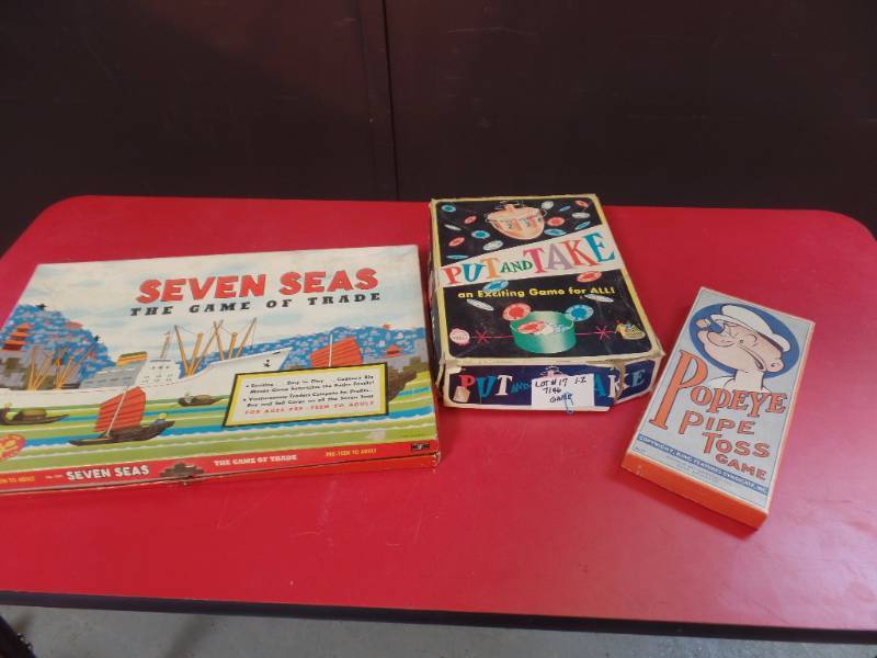 POPEYE PIPE TOSS GAME AND MORE