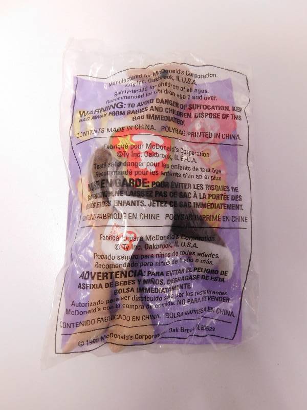 lot 1050 image: BEANIE BABY STRETCHY THE OSTRICH