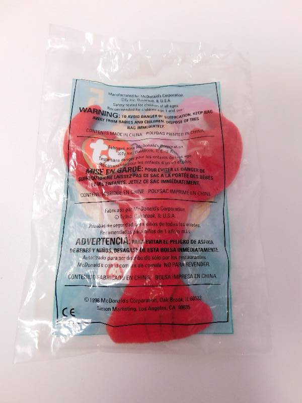 lot 1054 image: BEANIE BABY PINCHERS THE LOBSTER