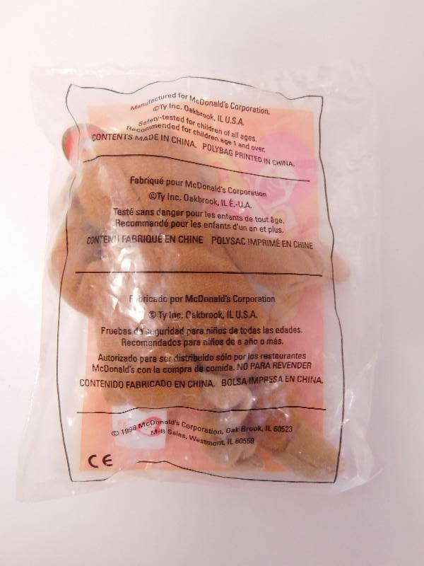 lot 1063 image: BEANIE BABY BONGO THE MONKEY