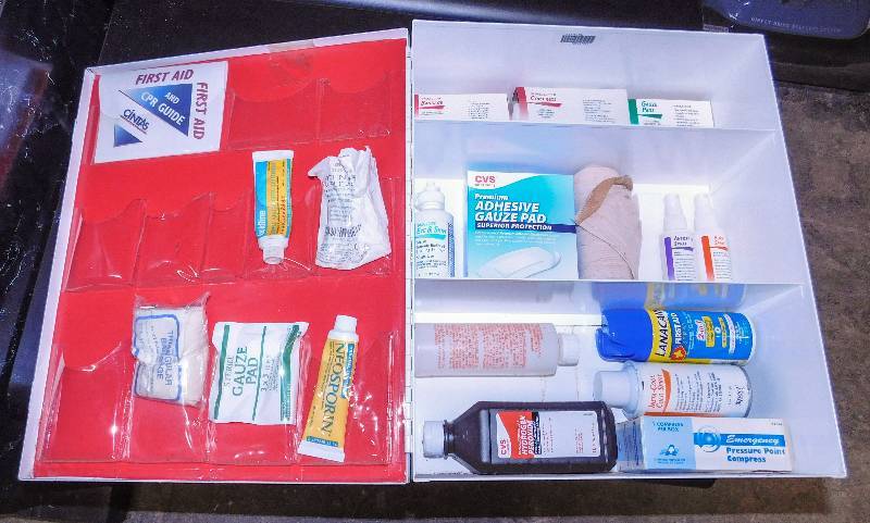 lot 1038 image: AFFIRMED FIRST AID KIT