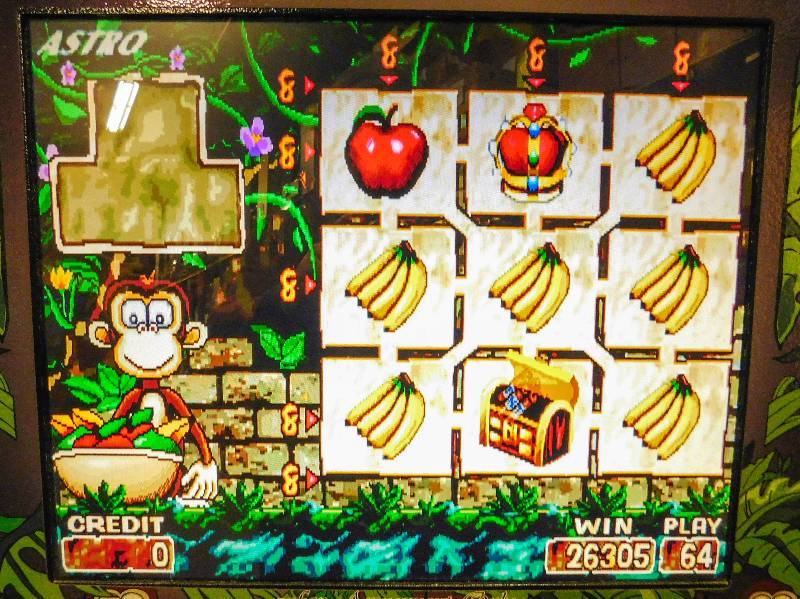 lot 1078 image: 8-LINE CLASS II SLOT MACHINE MONKEY LAND