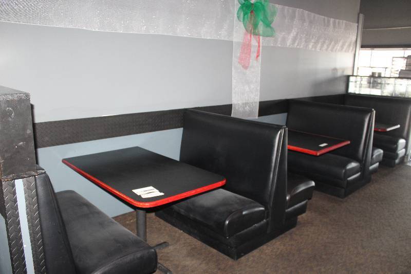 lot 225 image: Lot of (3) Commercial Booth Tables