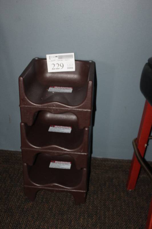 lot 229 image: Lot of (3) Plastic Booster Chairs